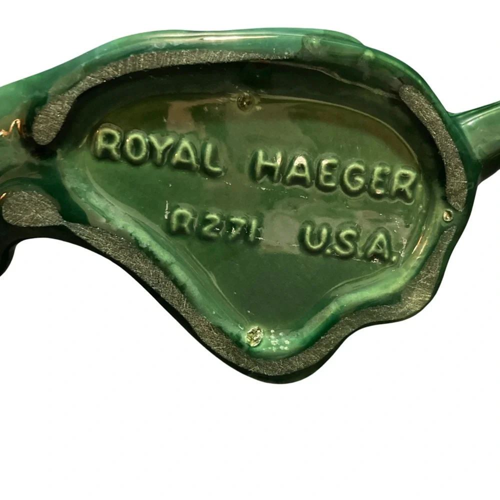 MCM ROYAL HAEGER R271 USA Fish Vase - Vintage - Has Label - NO CHIPS/CRACKS